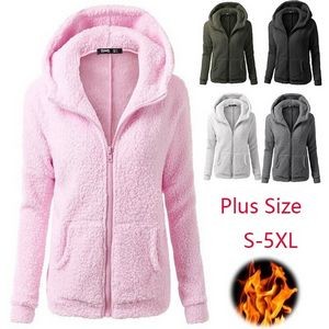 Women Fuzzy Fleece Jacket 3