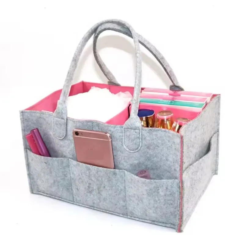 Felt Diaper Tote Organizer 4
