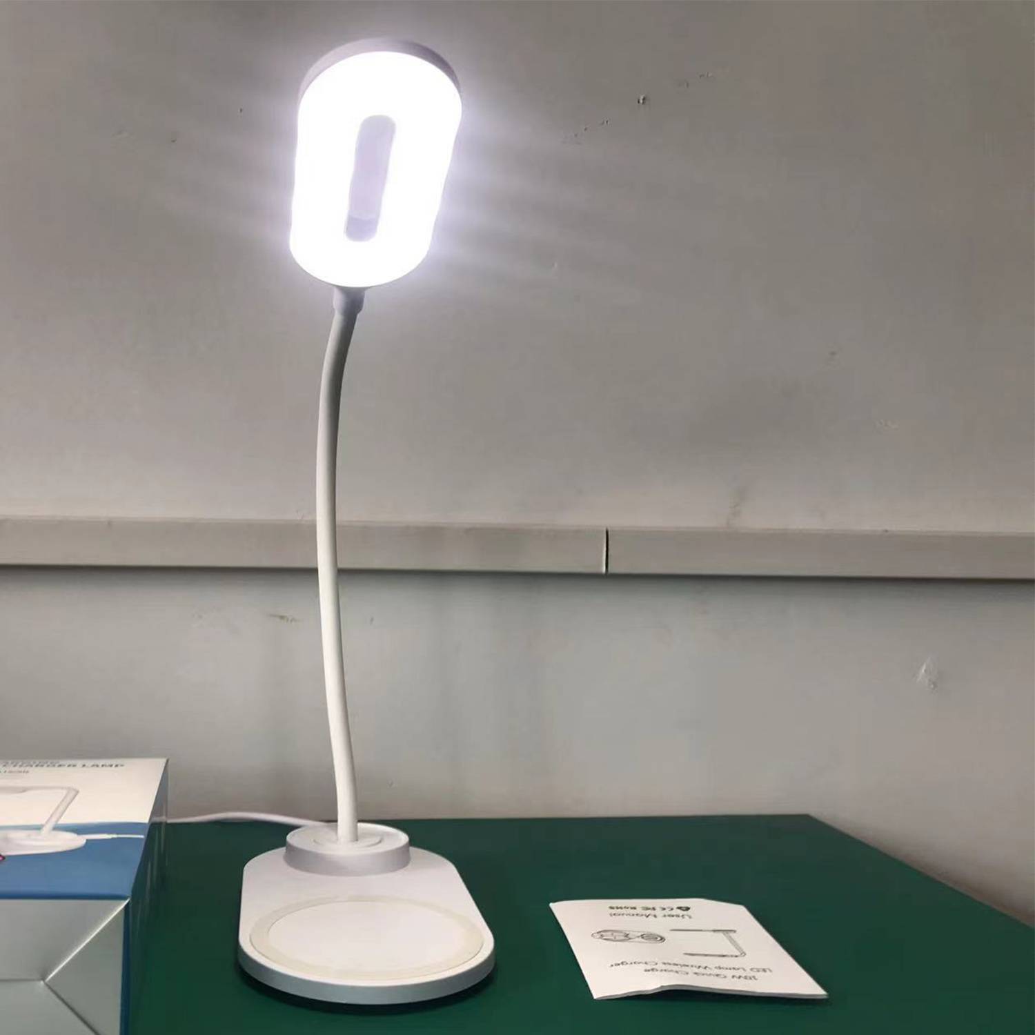 Adjustable Desk lamp W/ Wireless Charger 5