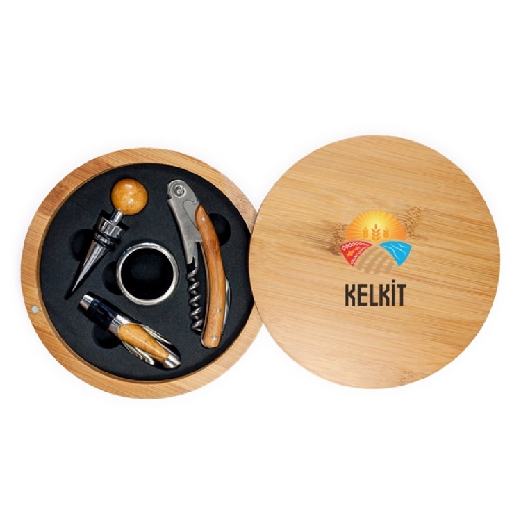 Bamboo Wine Tool Set 4