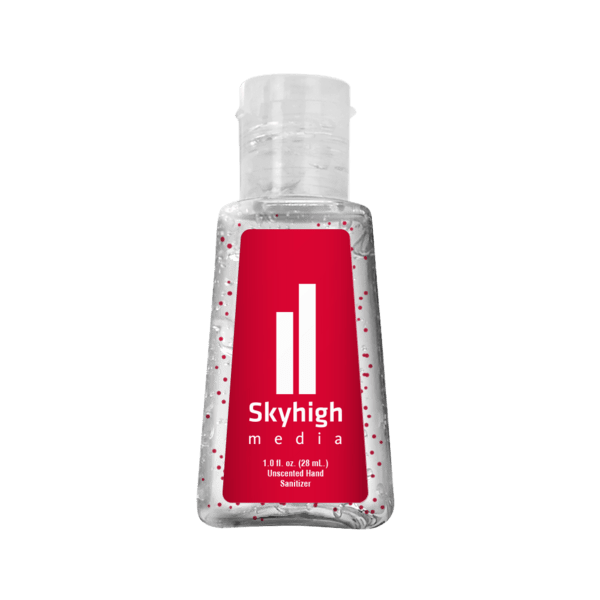 1 oz Single Color Moisture Bead Sanitizer in Trapezoid Bottle 7