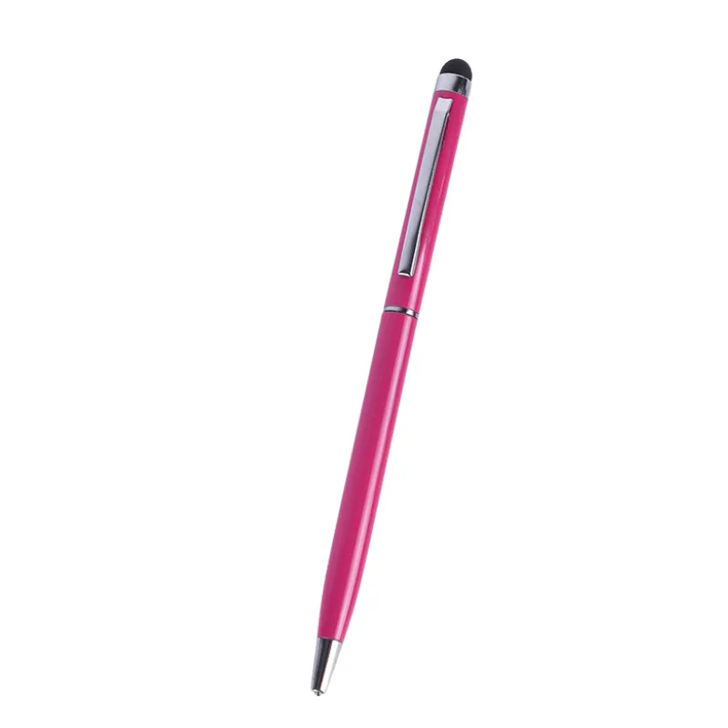Click Metal Pen 5.3x0.3 Inch Durable Ballpoint with Stylus 16