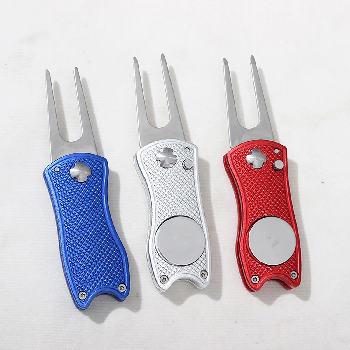 Divot Repair Tool Stainless Steel Foldable Golf 4