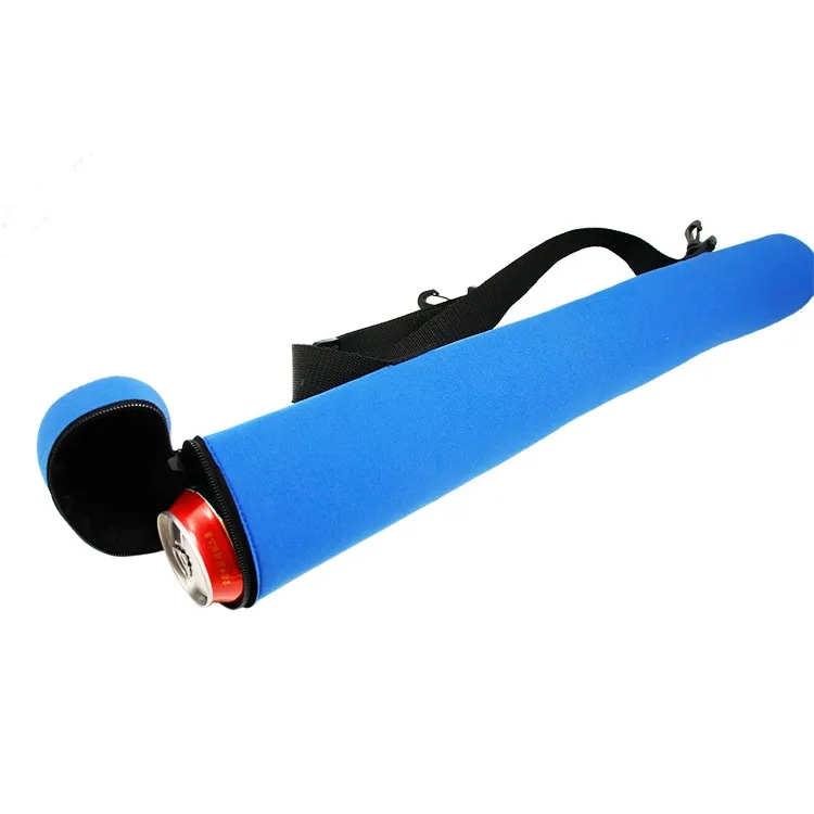 6 Can Neoprene Tube Cooler, custom koozie with logo imprint 4