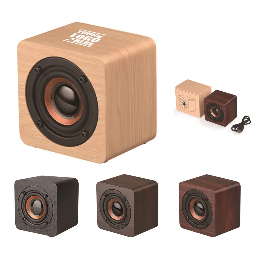 Wooden Mini Wireless Bluetooth Speakers 4
