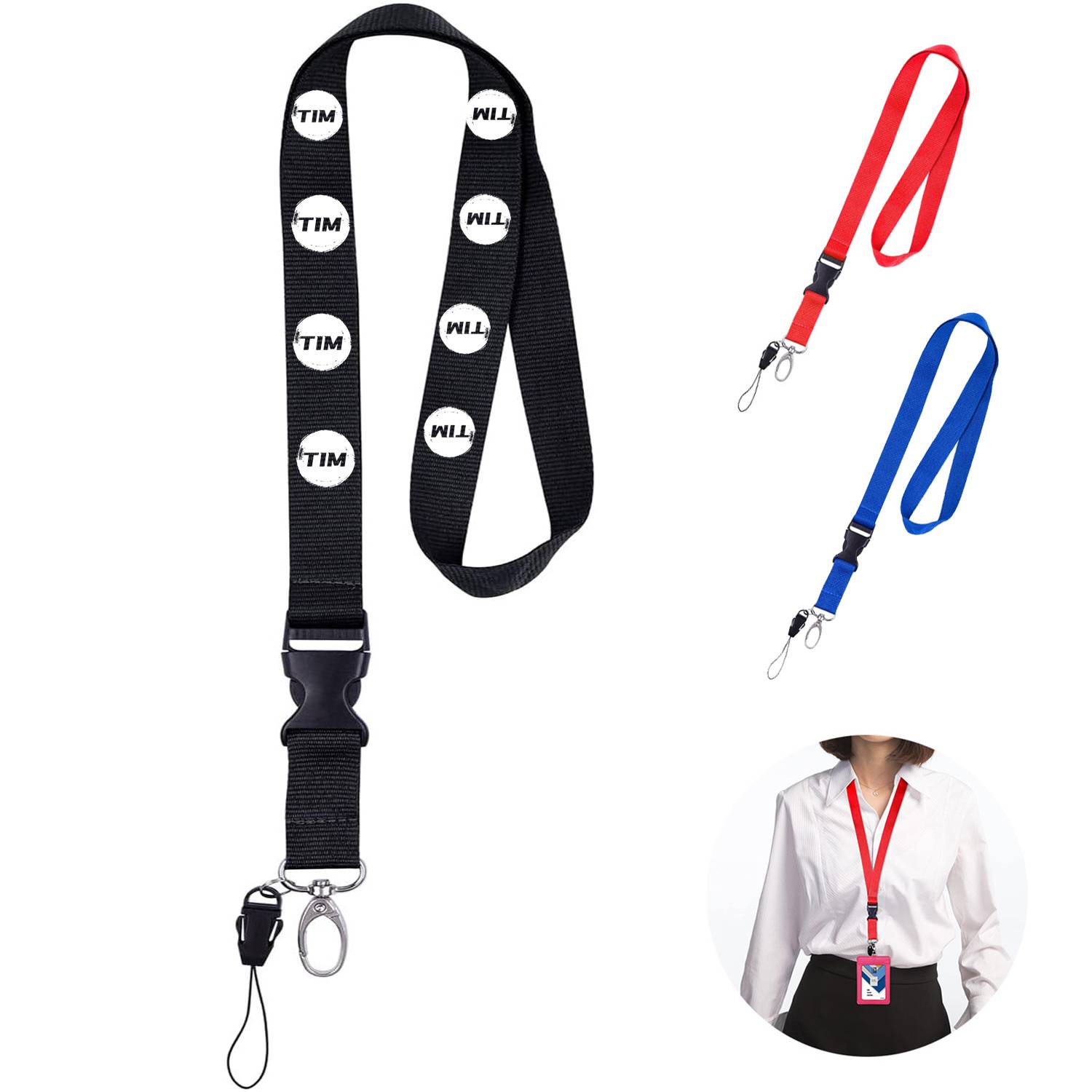 3/4"Custom Id Lanyard