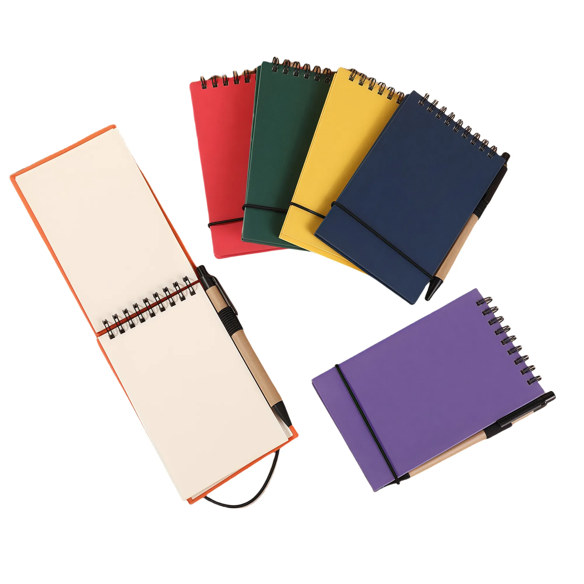 A6 Spiral Notepad and Ballpoint Pen Set 15