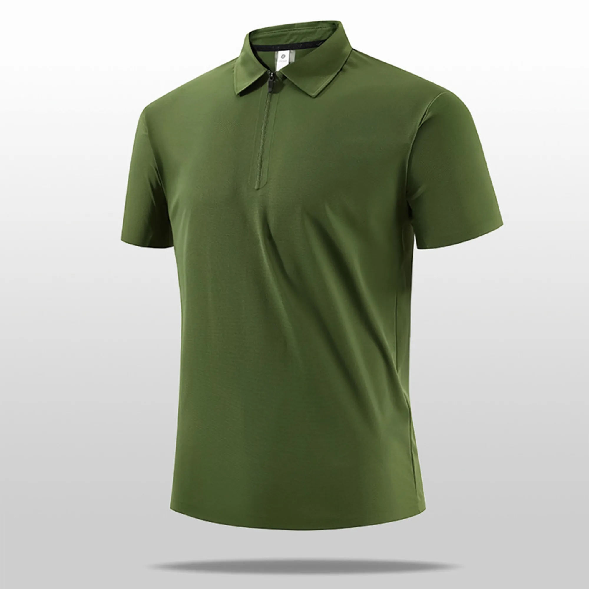 Half Zip Quick Dry Stand Collar POLO Shirt 6