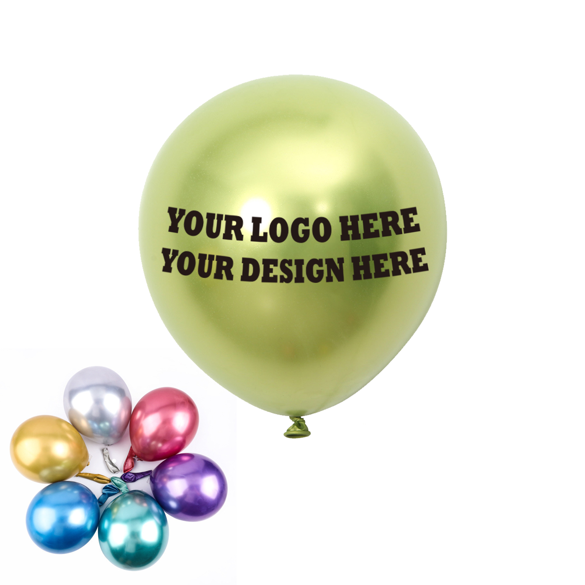 12-inch Thickened Metallic Balloon 2