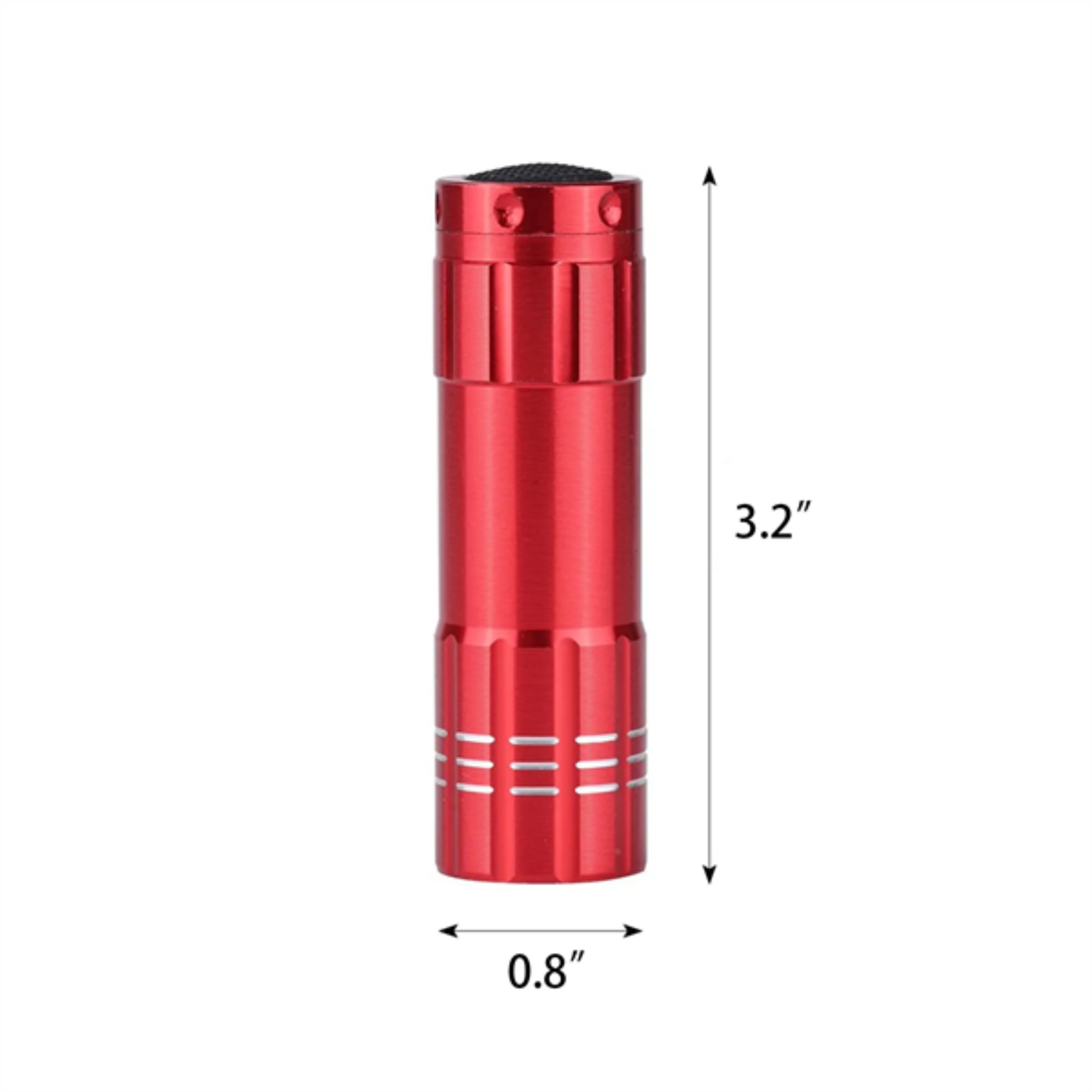 9LED Mini Aluminum Alloy Flashlight 3