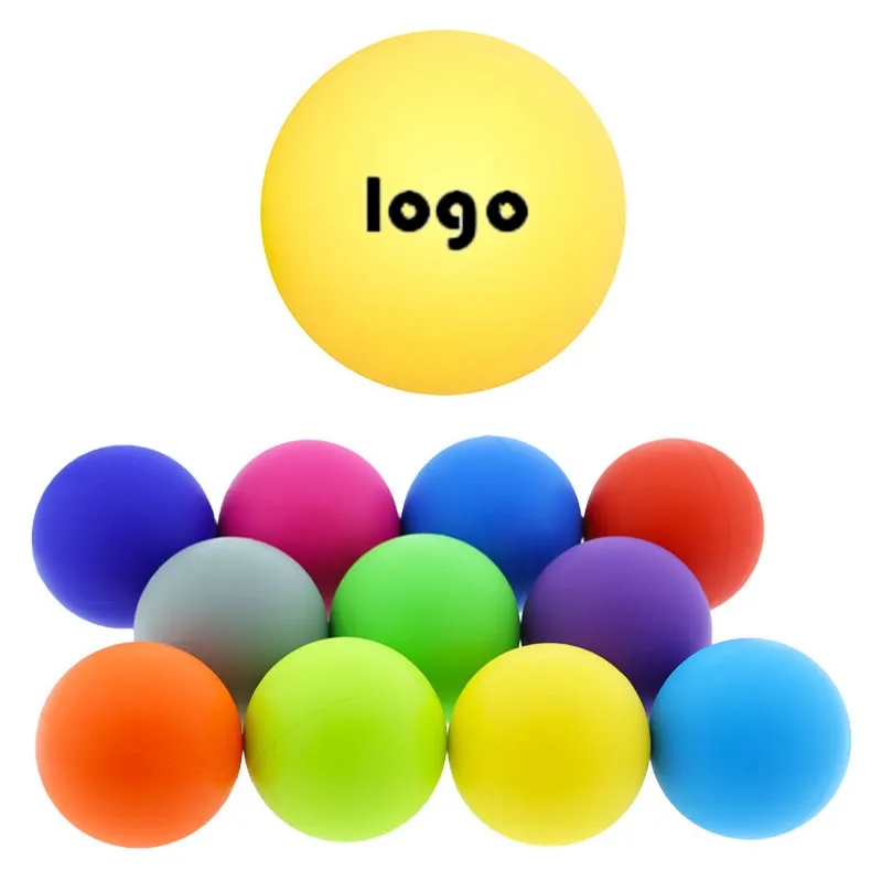 Custom Logo Colorful Massage Lacrosse Yoga Ball 2