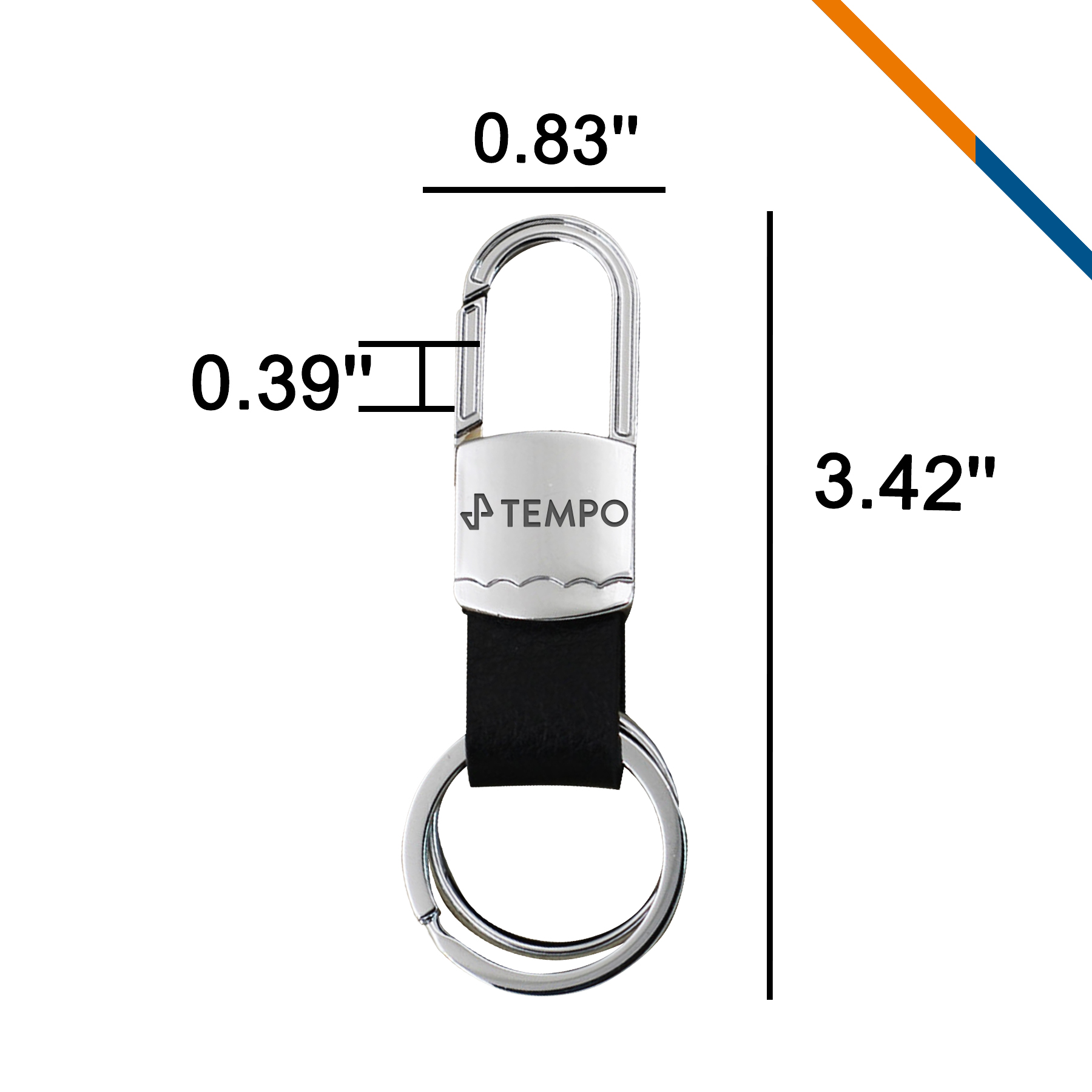 Drive Dual Ring Metal Keychain 7