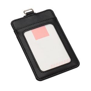 PU Keychain 3 Pockets PU Leather Card Holder 4
