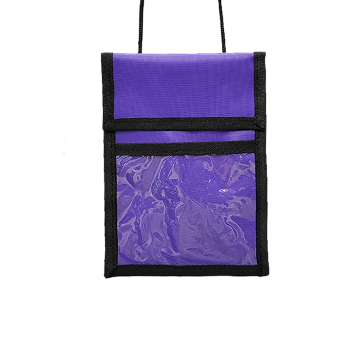 Zippered Neck Wallet with Clear Display Pocket 6