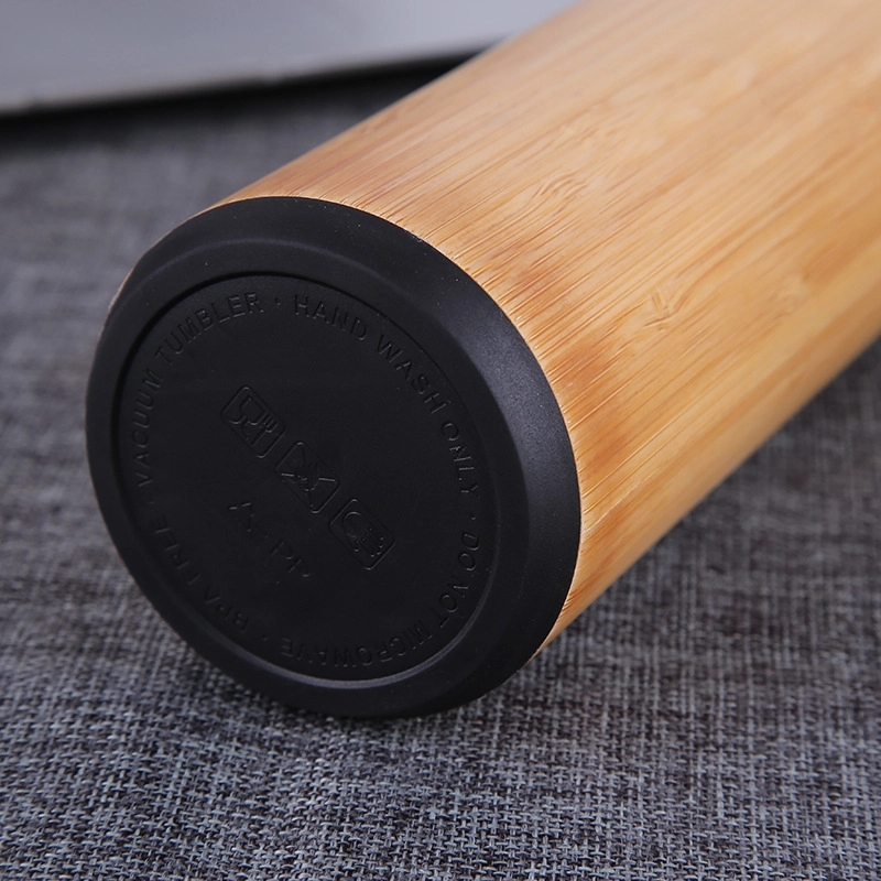 19 oz Custom Bamboo Tea Tumbler with Infuser & Strainer 12