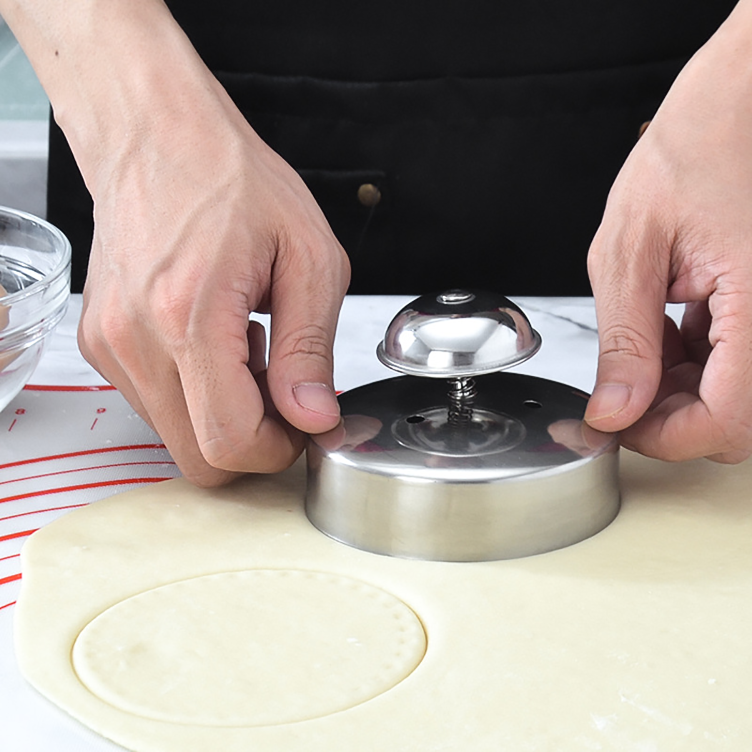 Stainless Steel Sandwich Sealer Sand w/ Cutter 4