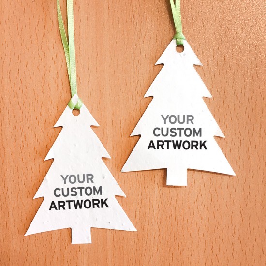Double-Sided Modern Evergreen Ornaments 3
