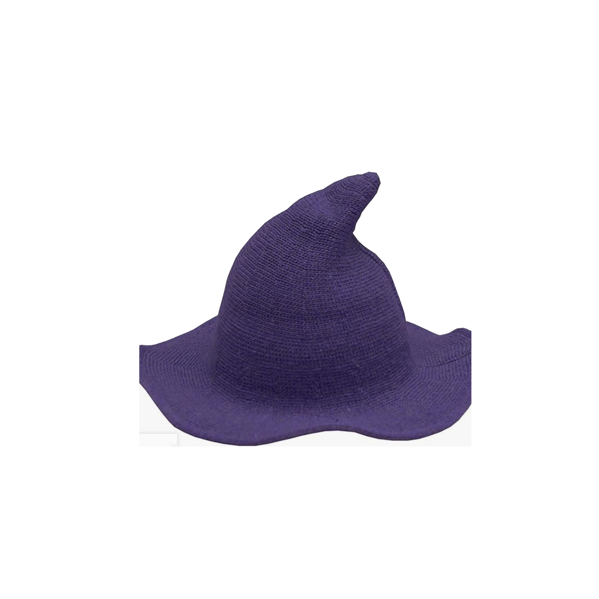 Foldable Wool Blend Witch Hat With Wide Brim 16