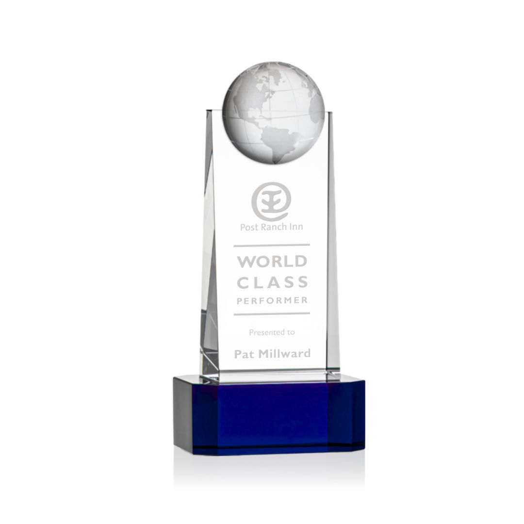 Sherbourne Globe Award on Base - Blue 10