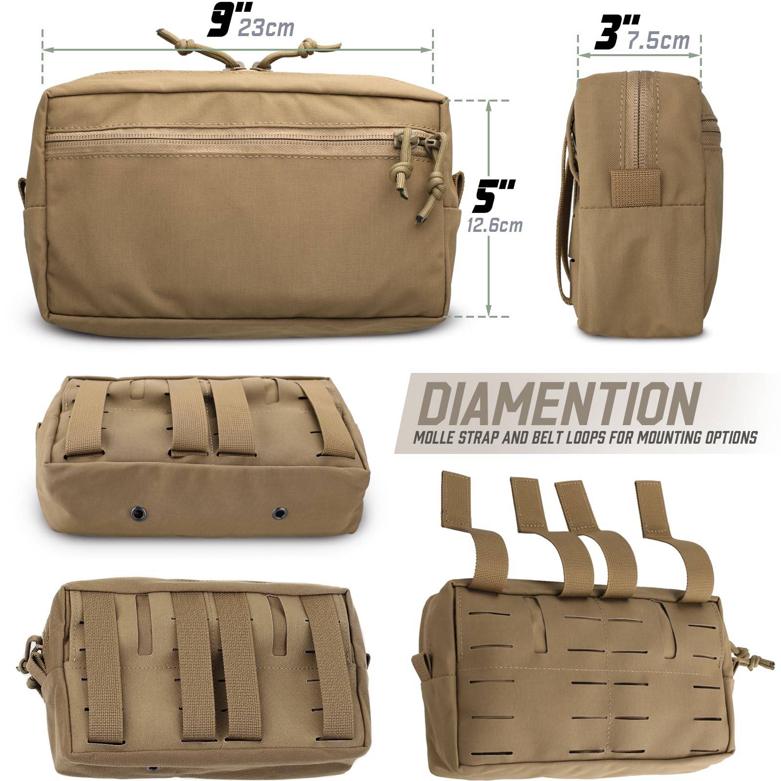 Multi PurposeTactical Bag Modular Pouches 3