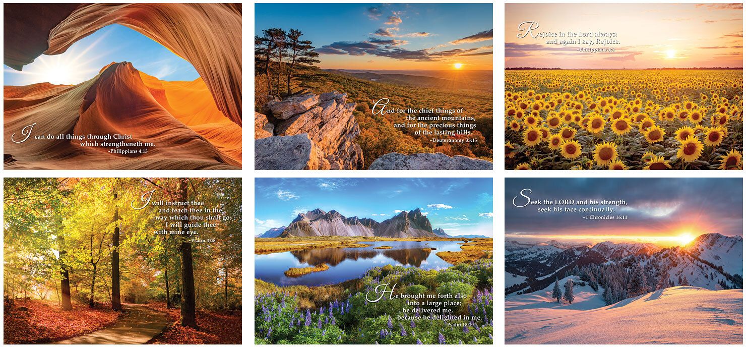 CHRISTIAN GRACE SPIRAL WALL CALENDAR