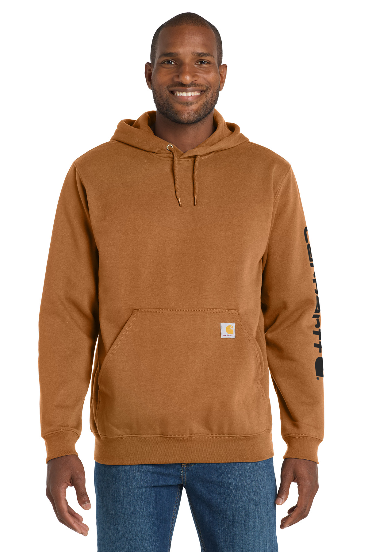 Carhartt Midweight Hooded Logo Sweatshirt CTK288 4