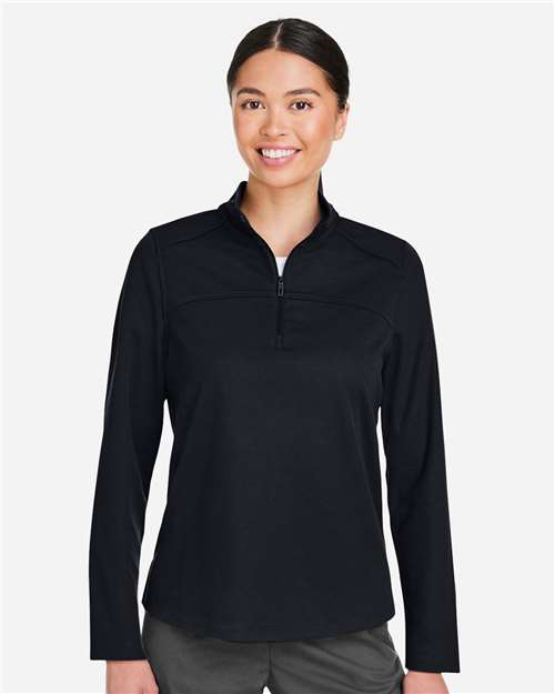 Women's Express Tech Performance Pique Quarter-Zip Pullover - NE412W 18