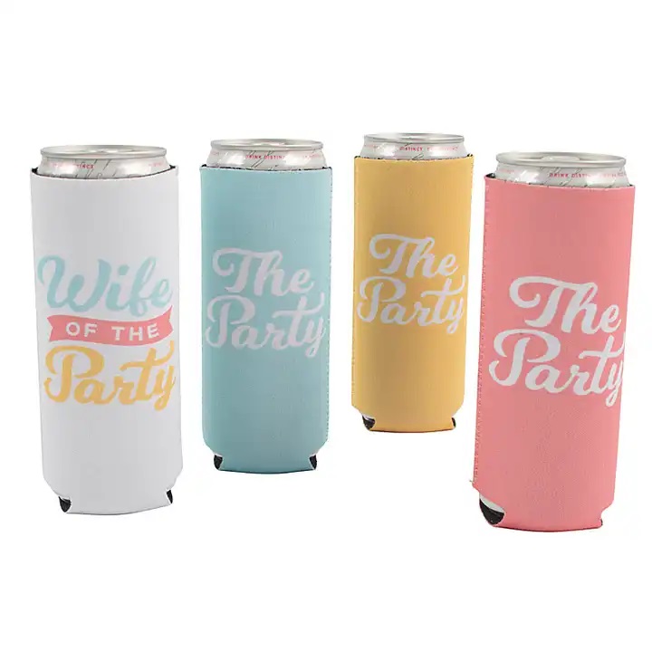 Neoprene 24oz Tall Boy Can Collapsible Cooler 1