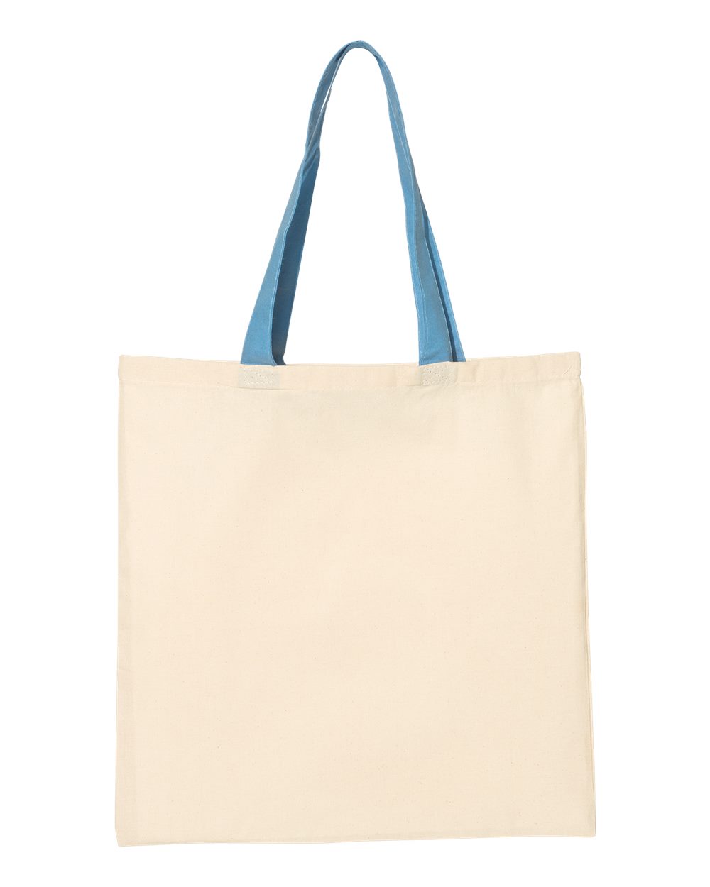 Economical Tote with Contrast-Color Handles - QTB6000, custom tote bag with logo imprint 20