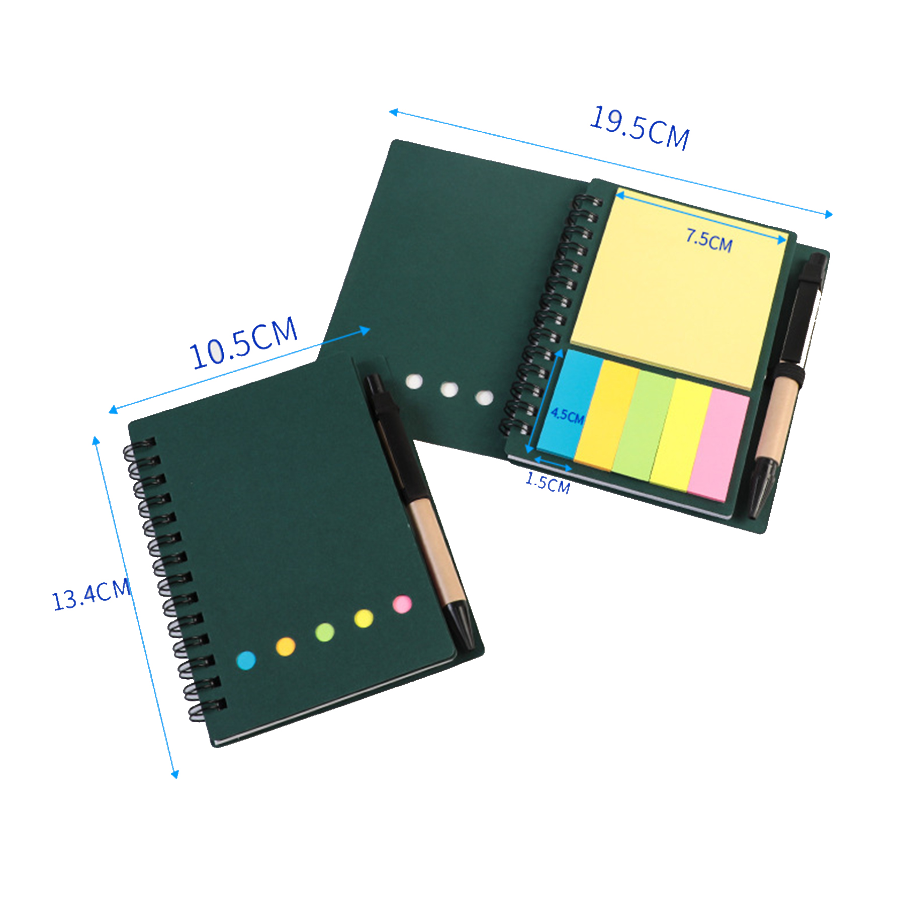 Notebook Steno Pads Lined Notepad with Pen 1