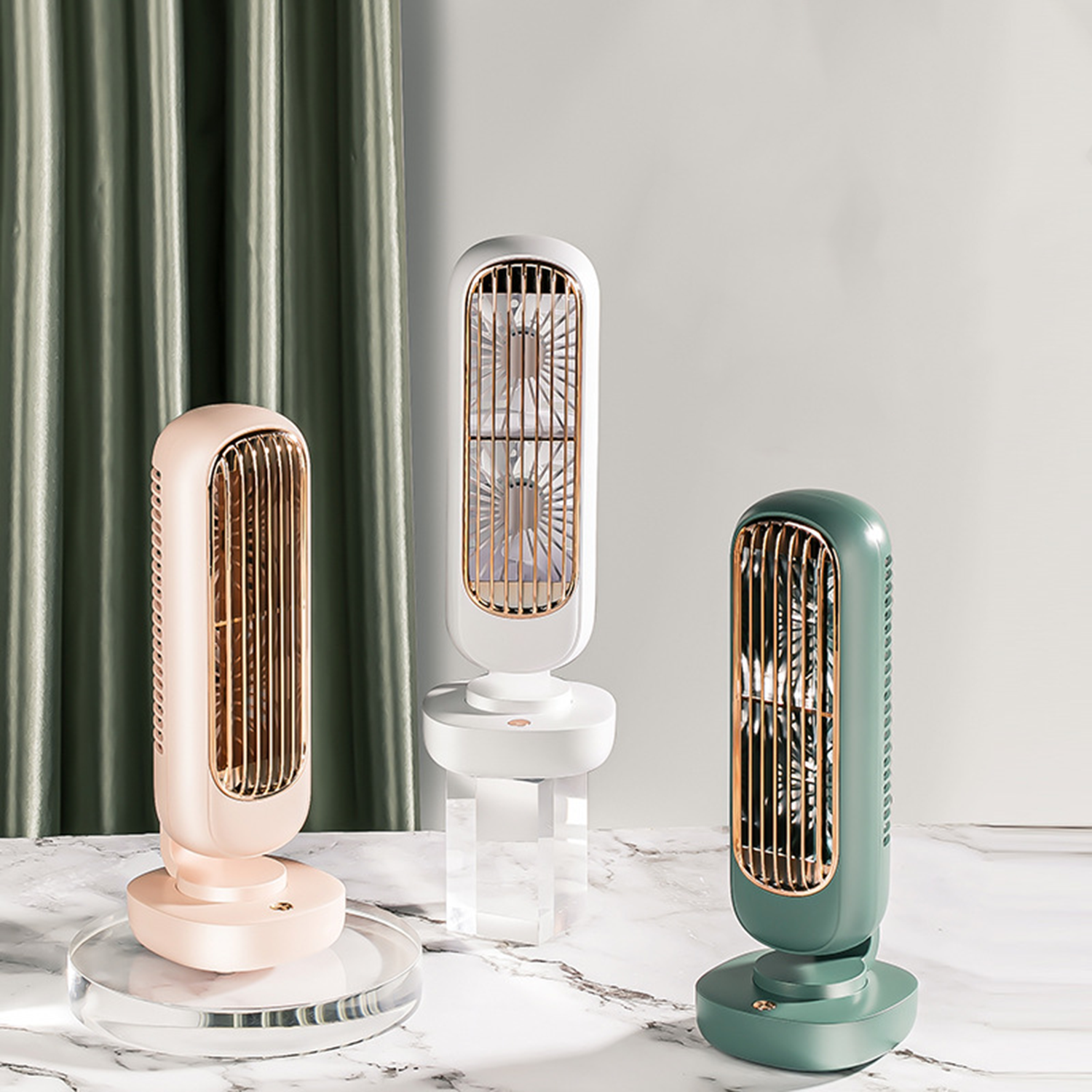 3 Speeds Adjustable Tower Table Fan 6
