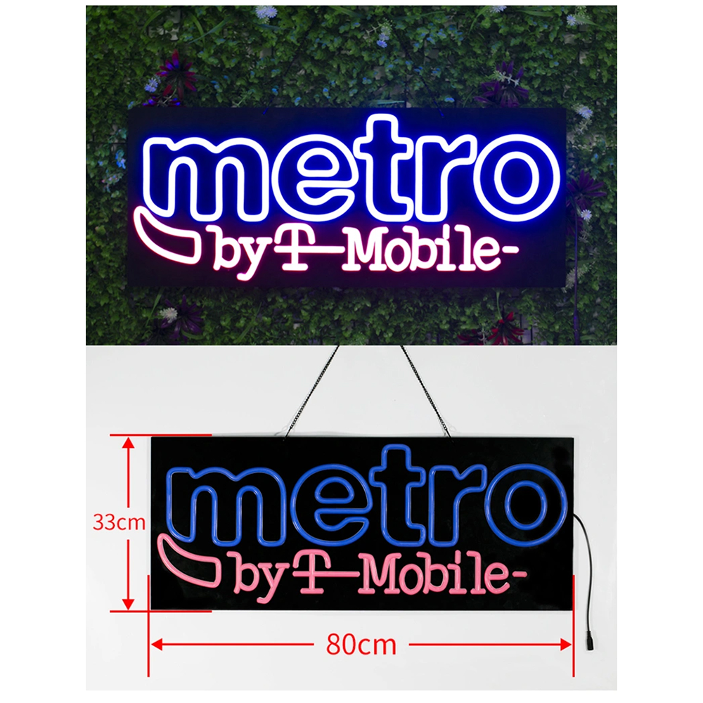 NeonBender Multicolor Custom Neon Sign with Acrylic Backing 2