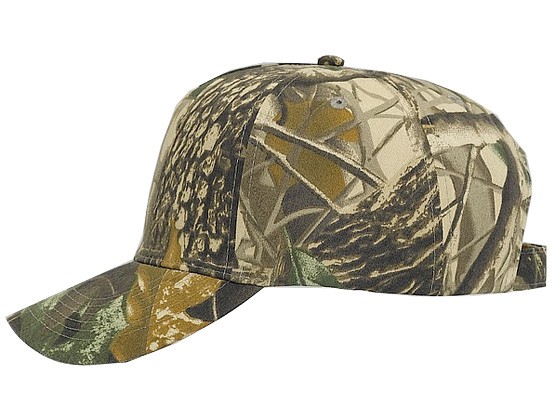 OTTO CAP® Camouflage 5 Panel Mid Profile Baseball Cap 23