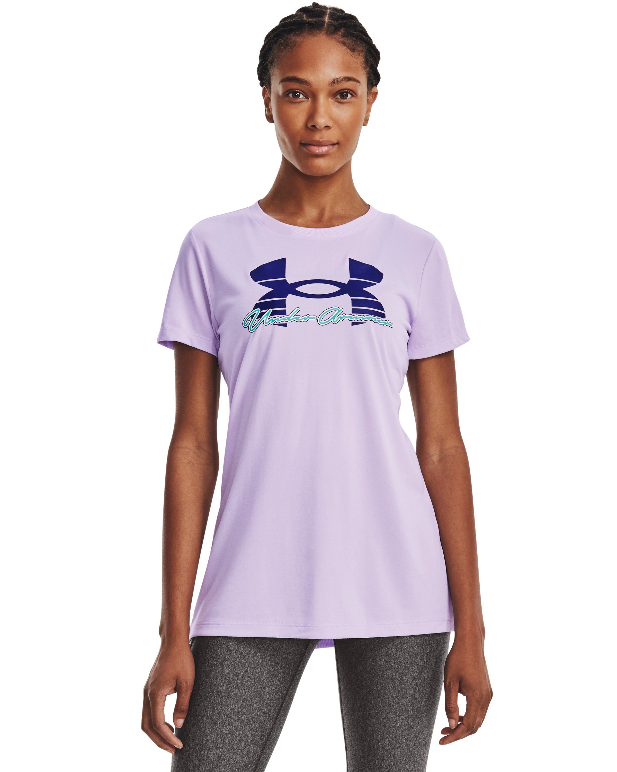 UA Tech Script Women's Short Sleeve 4