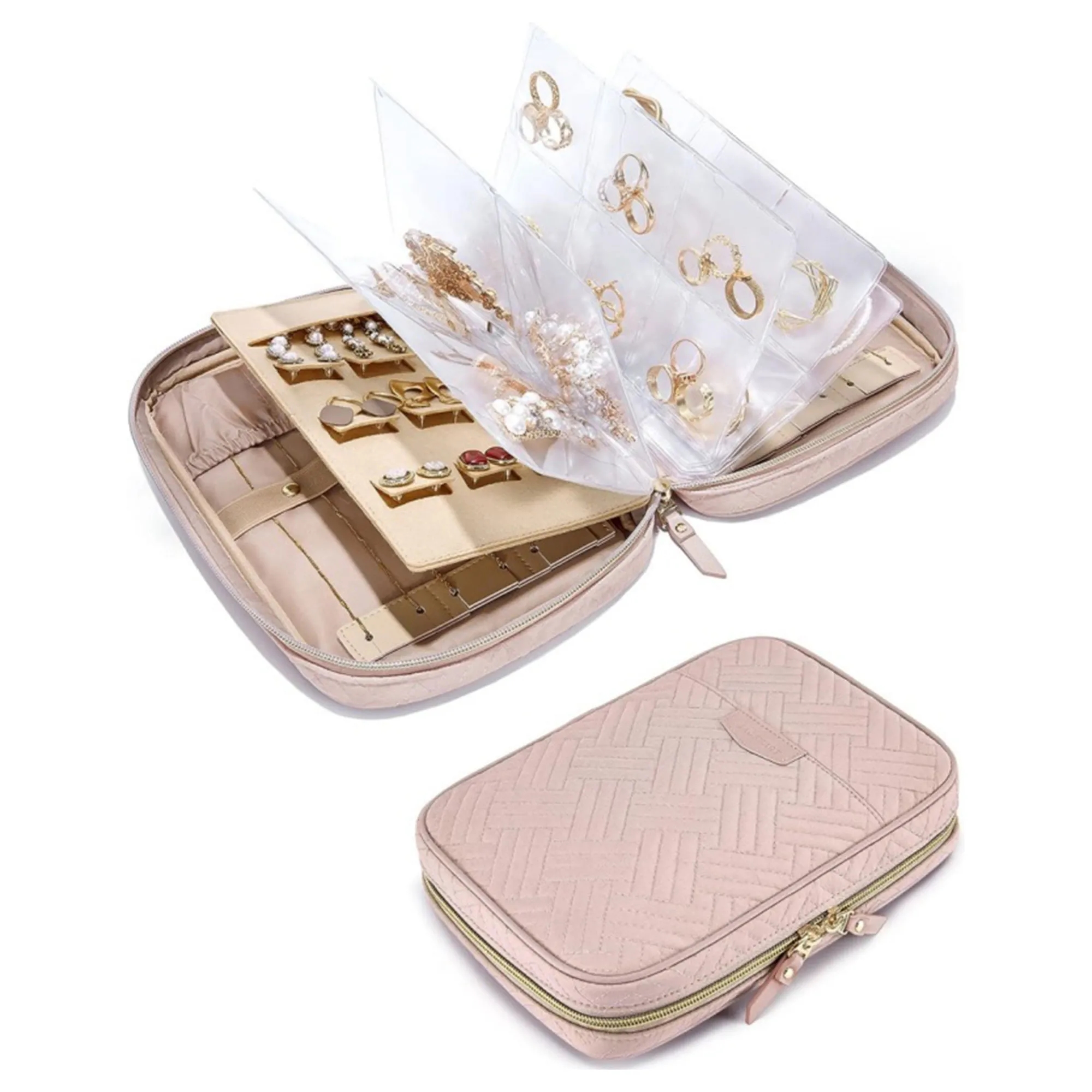 Jewelry Rolls Zipper Pouch Bag 11
