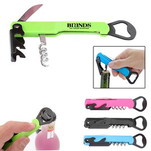 Versatile 4 In 1 Metal Bottle Opener With Knife 7