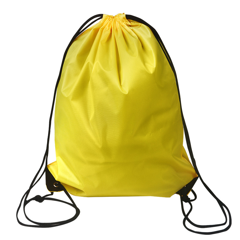 Nylon Drawstring Backpack Bundle Pocket 11