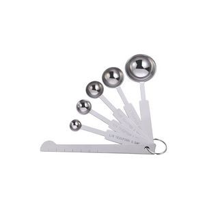 6 In 1 Stainless Steel Measuring Spoon With Leveler Engraved Measurement Marks 22