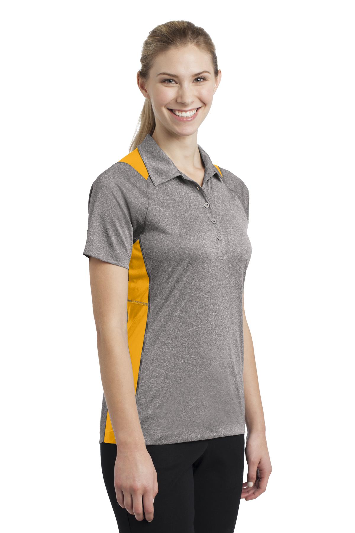 Sport-Tek® Women's Heather Colorblock Contender Polo 30