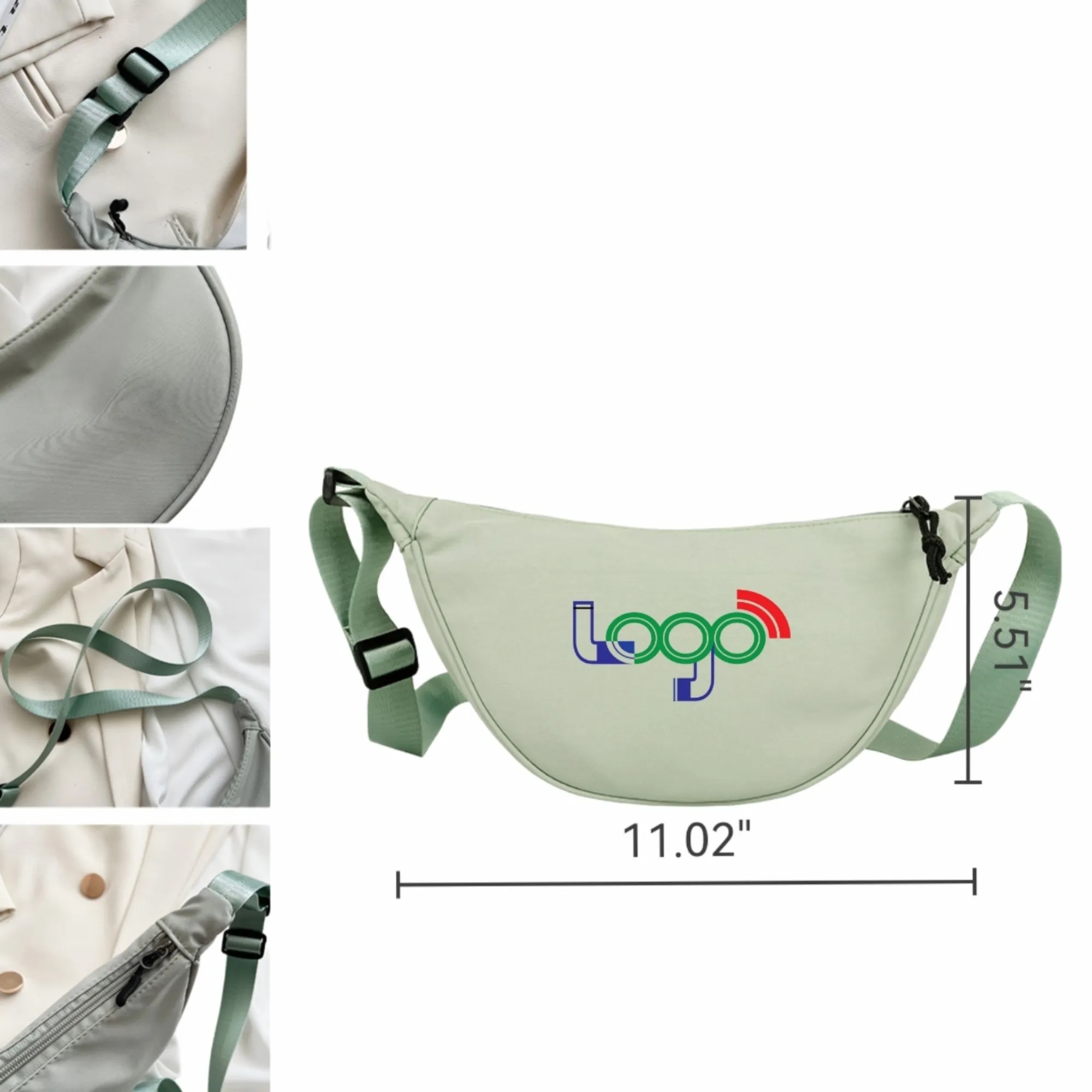 Stylish Minimalist Canvas Crossbody Bag 5