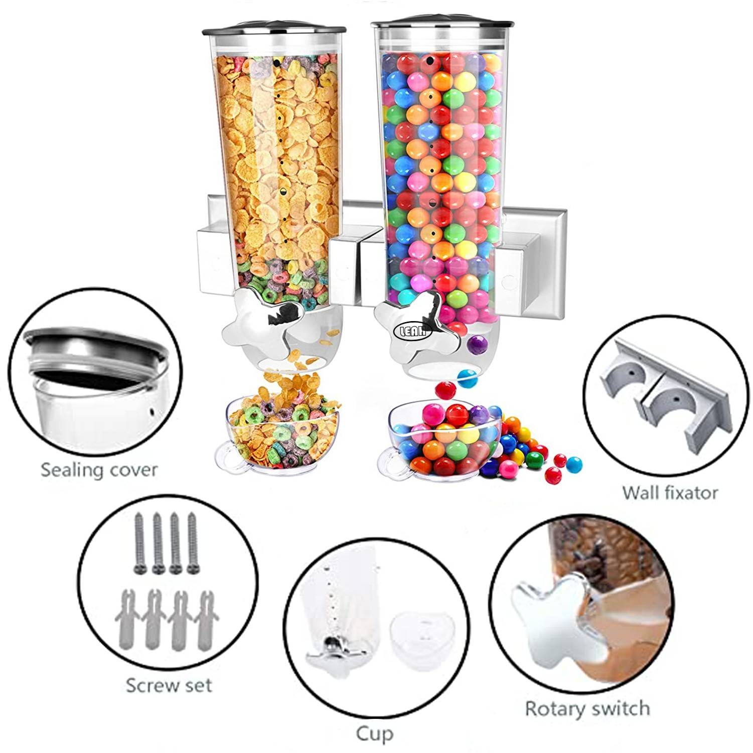 Candy Dispenser Cereal Container 2