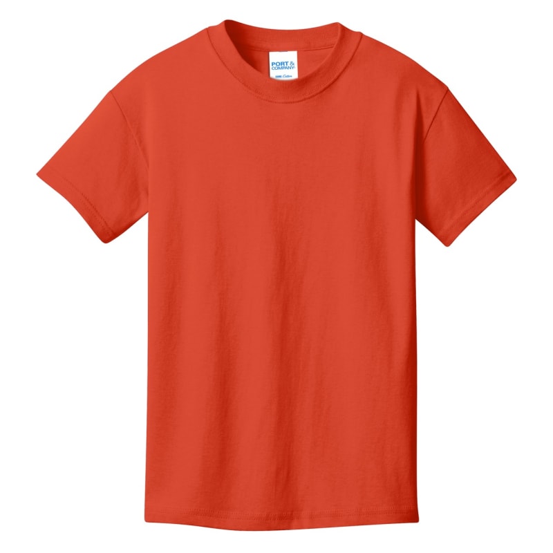 Port & Company - Youth Core Cotton Tee. 168
