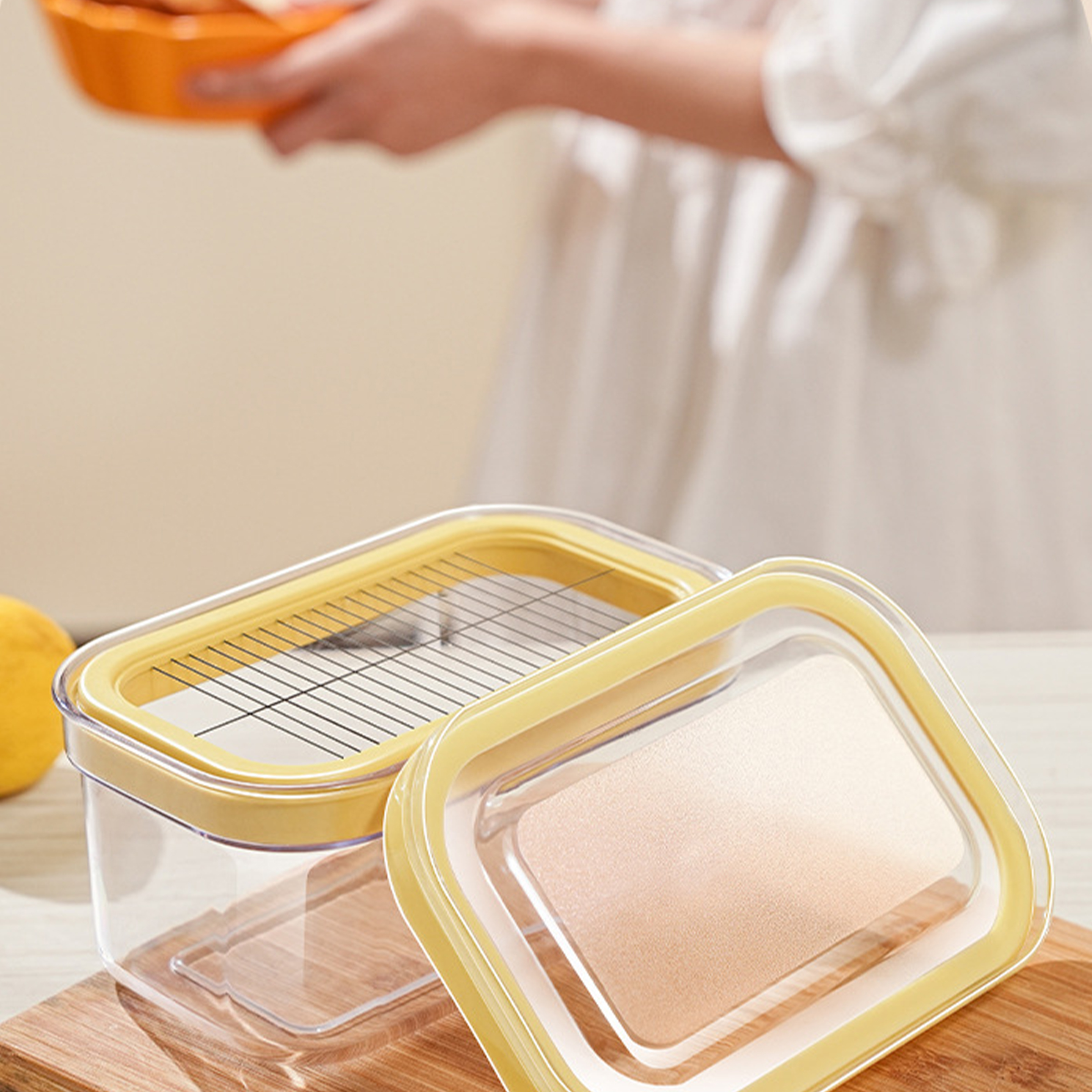 Polycarbonate Sealed Butter Cutting Box 5