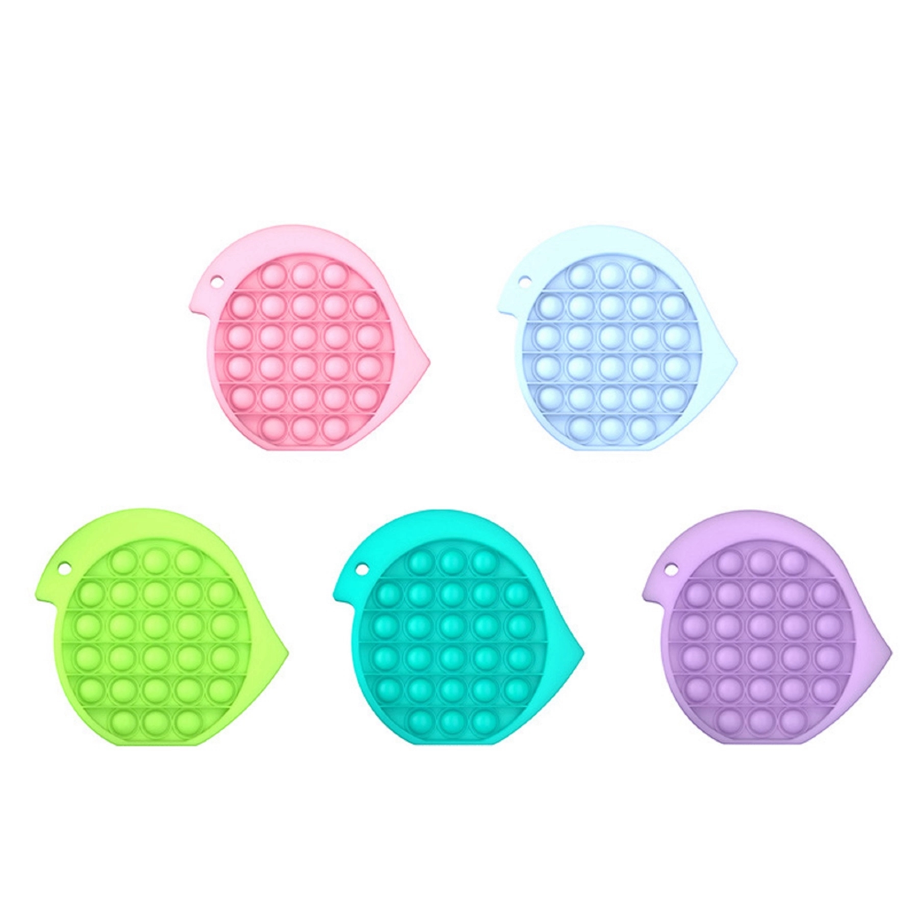 Bird Shape Silicone Push Pop Bubble Fidget Toy 8