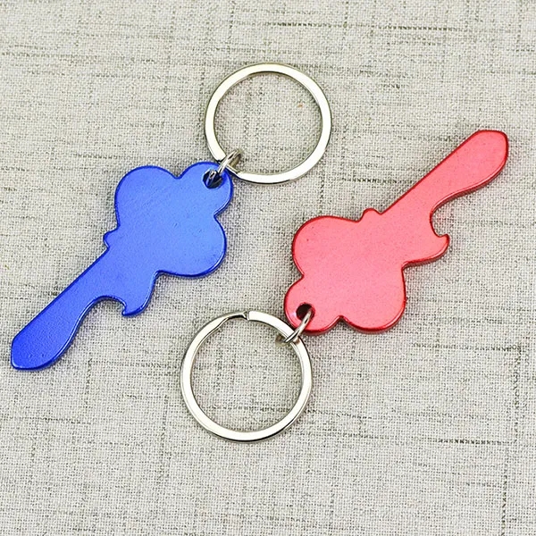 Custom Bottle Opener Keychain - Key Shape 4