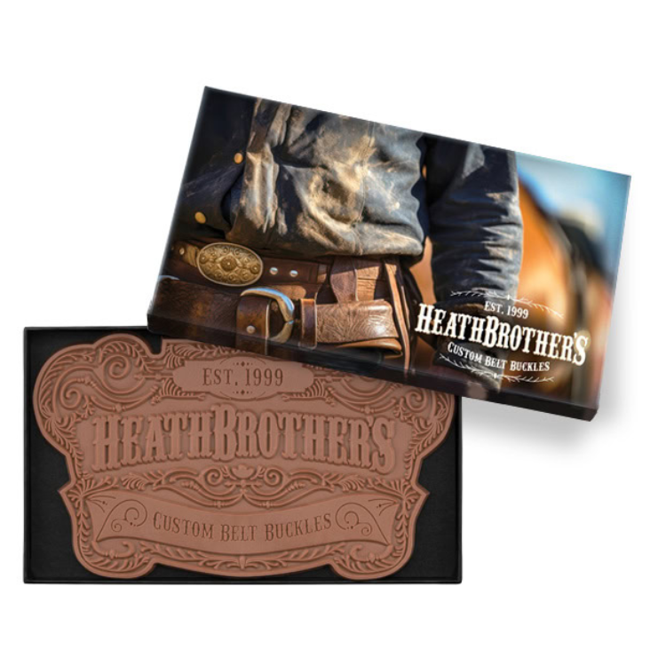 9"x 5" Engraved Custom Chocolate Shape – Classic Packaging 5