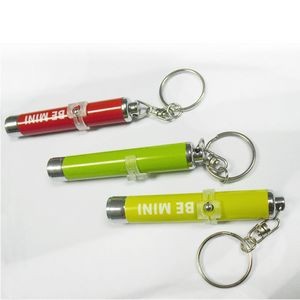 Logo Projection Flashlight Torch Keychain 4
