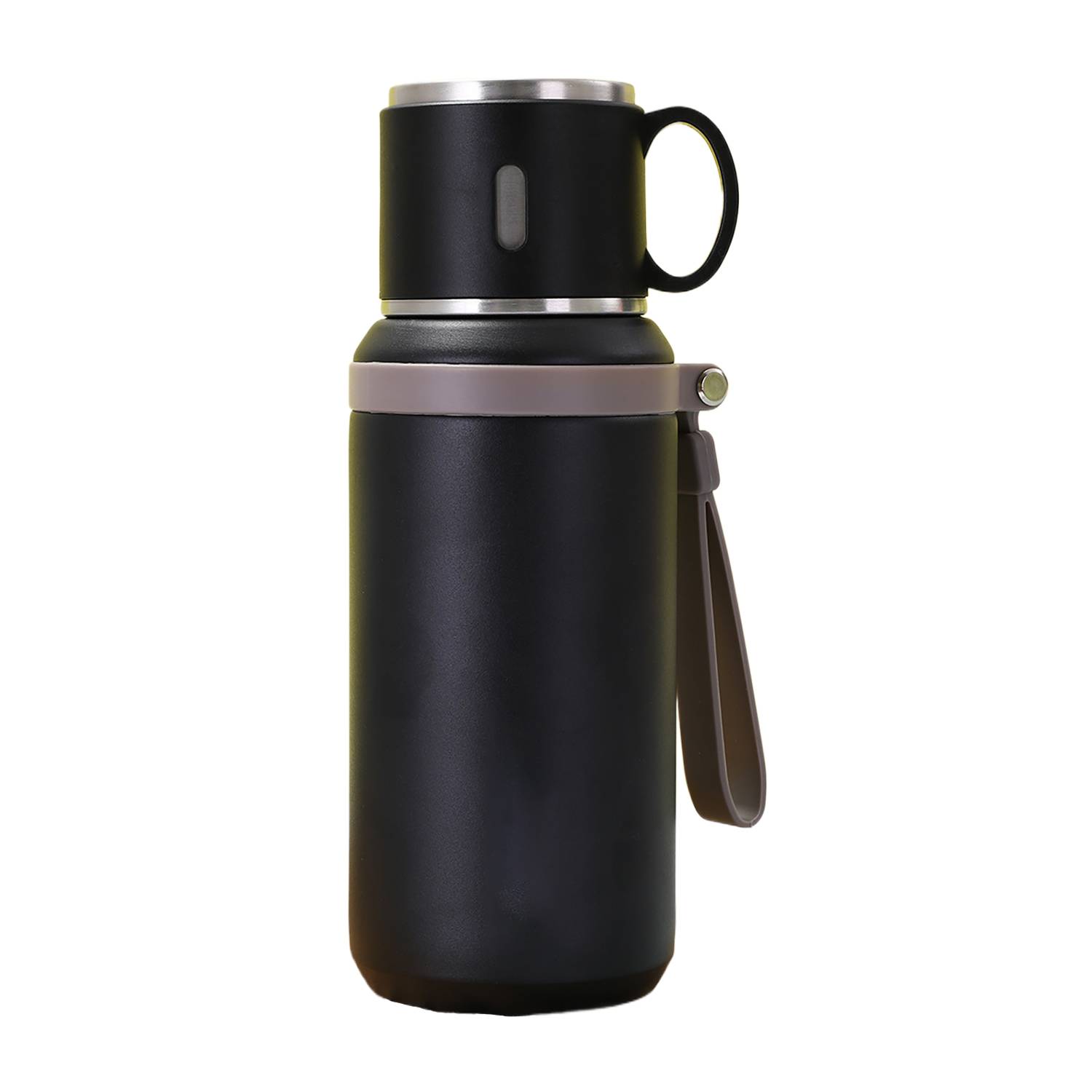 20Oz Travel Stainless Steel Insulated Water Bottle W/ Cup, custom water bottle with logo imprint 4