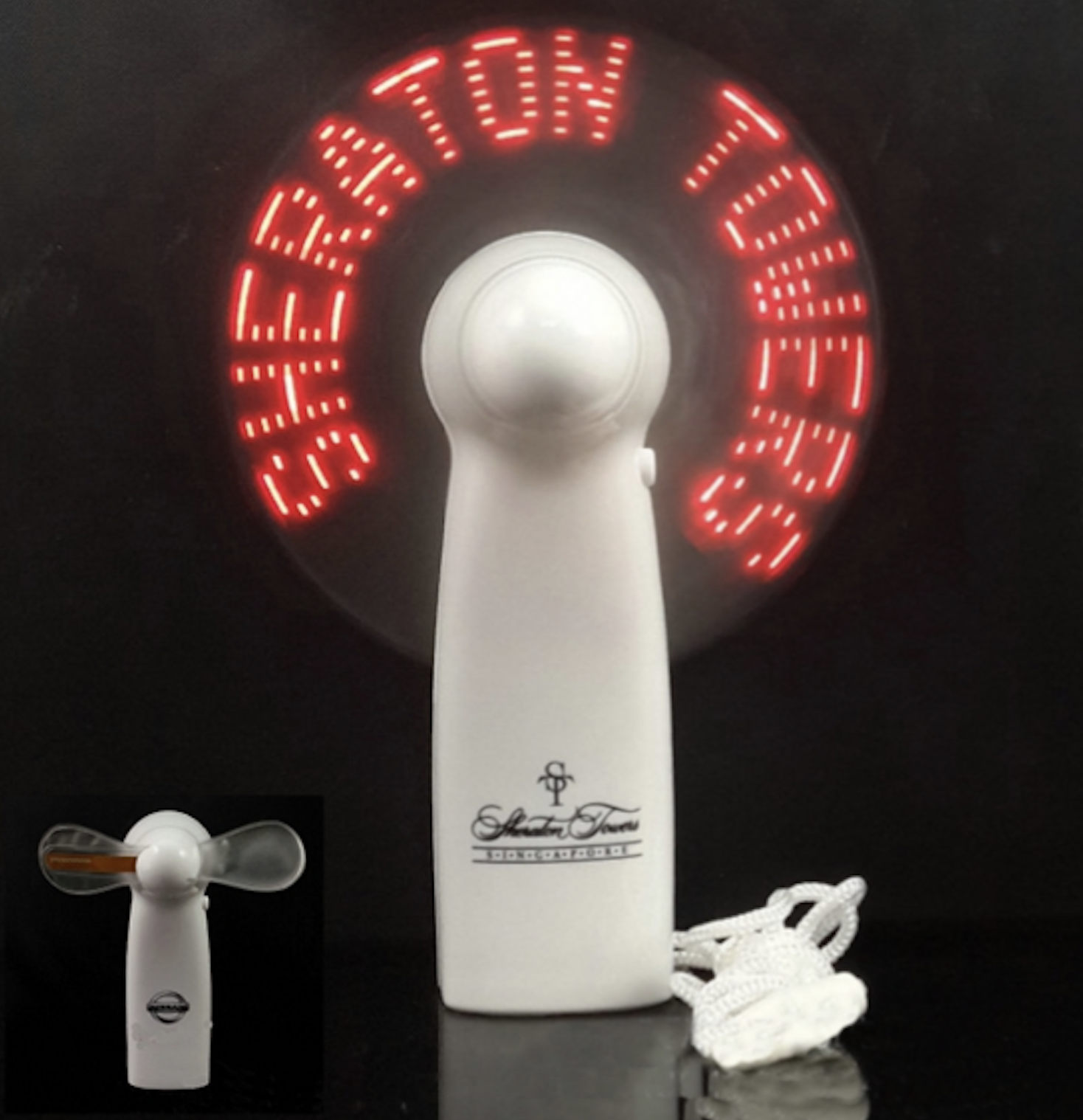 Mini Advertising Led Message Handheld Fan 2