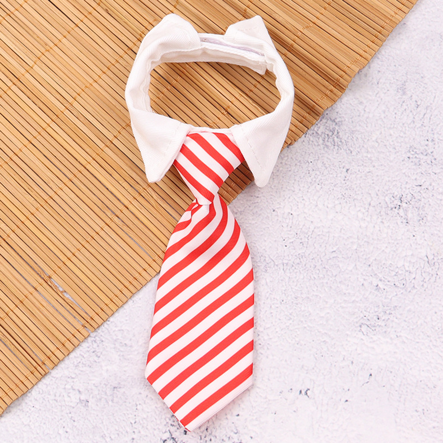 Adjustable Polycotton Pet Neck Tie 12